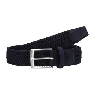Stefano Lauran Accessoires, Heren, Blauw, 105 CM, Woven Belt 25 007