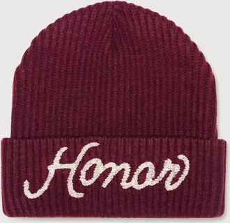 Honor The Gift Mens Heavy Knit Beanie In Berry