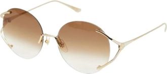Gucci Pre-owned Accessories, female, Yellow, Size: ONE SIZE Pre-owned Gradient Sunglasses