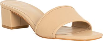 Shushop Finley Slide Sandal in Beige at Nordstrom, Size 8.5