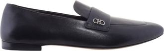 Ferragamo Fantasy Gancini Leather Loafers, Size 10.5 EE