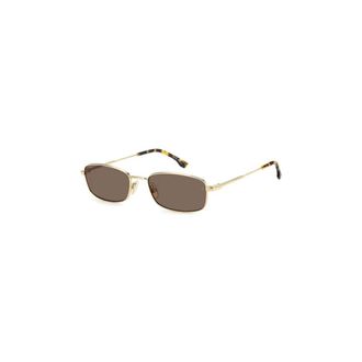 Victoria Beckham Rechthoekige zonnebril - Dames - Accessoires - Geel - Maat: 55 MM