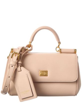 Dolce & Gabbana Sicily Mini Leather Clutch