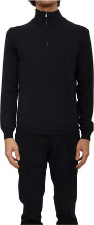 Corneliani Maglia - Heren - Coltruien - Blauw - L - Wol - Truien & Vesten