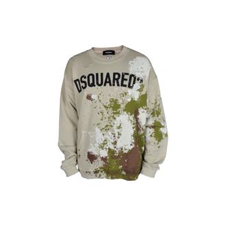 Dsquared2 Hombre, Sudaderas, Beige, Talla: M