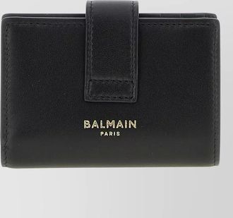 Balmain lamb leather wallet