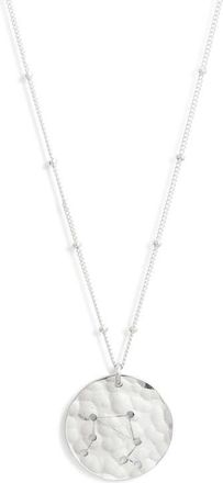 Nashelle Constellation Pendant Necklace in Sterling Silver Libra at Nordstrom