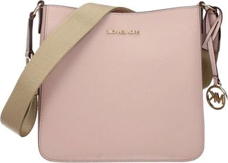 Michael Kors Jet Set Travel East West Crossbody Bag - Dames - Tassen - Roze - Maat: ONE Size Leer