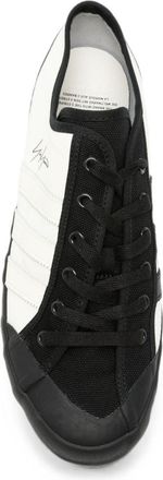 Yohji Yamamoto Colour-Block Low-Profile Sneaker - White