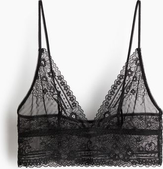 H&M Soft-BH aus Spitze - Schwarz