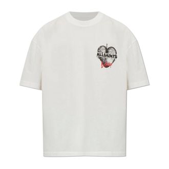 AllSaints Hombre, Camisetas, Blanco, Talla: XS