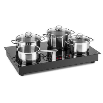 Klarstein Klarstein Deejay Placa De Inducci&oacute;n 3500w Vitrocer&aacute;mica Touch Cocina Electrica Potente Negra
