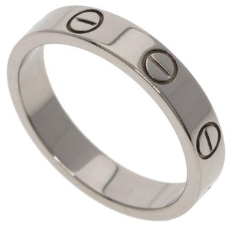 Cartier Love White Gold (18K) Band Ring (Pre-Owned)