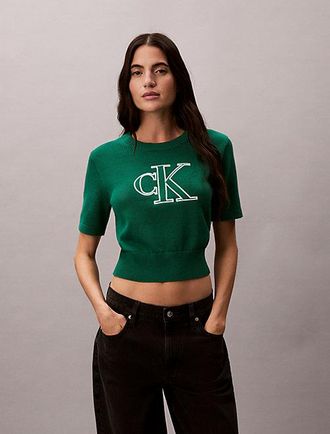 Calvin Klein Monogram trui met korte mouwen