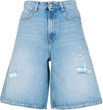 Roy Rogers Denim Shorts - Dames - Denim shorts - Blauw - W26 - Denim - Korte Broeken