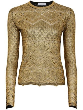 Paco Rabanne Metallic top - Goud