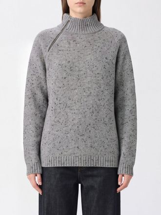 Gimaguas Half-Zip Turtleneck Jumper in Recycled Wool Blend with Dropped Shoulders