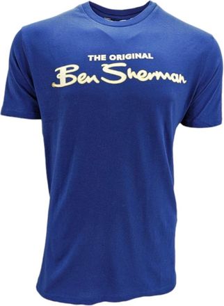 Ben Sherman Uomo, Top, Blu, M, new