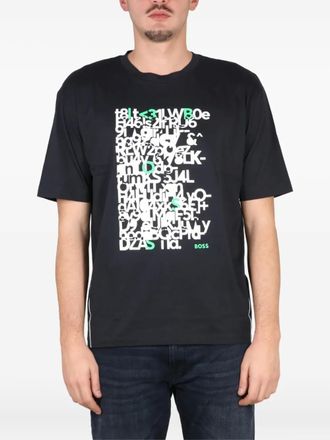 BOSS T-shirt con grafica - Nero