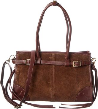 Persaman New York Sadie Suede Tote