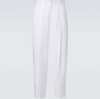 Dolce & Gabbana Linen tapered pants