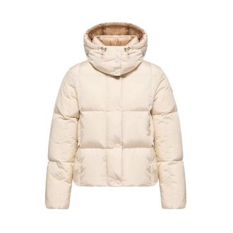Moncler Piumino con cappuccio Castlenew - - Jackets - Donna - Beige - M