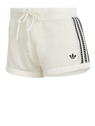 adidas Originals Crochet Shorts Bianco