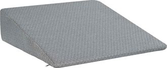 vidaXL Almohada En Forma De Cu&ntilde;a 69 X 64 X 19 Cm Medio Gris Vidaxl