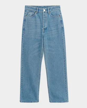 By Malene Birger Milium High-Rise Straight Denim Jeans