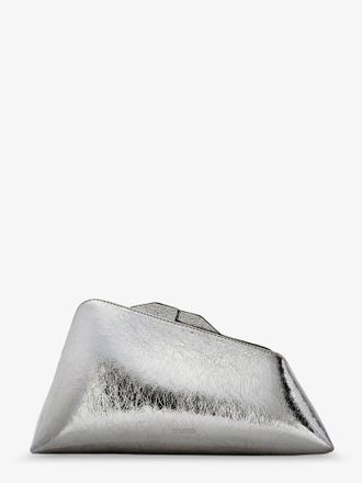 The Attico Pochette 8.30 PM in pelle laminata con logo inciso sul fondo - THE ATTICO - gender_Woman
