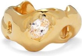 LADY GREY Oasis Ring in Gold/Clear at Nordstrom, Size 6