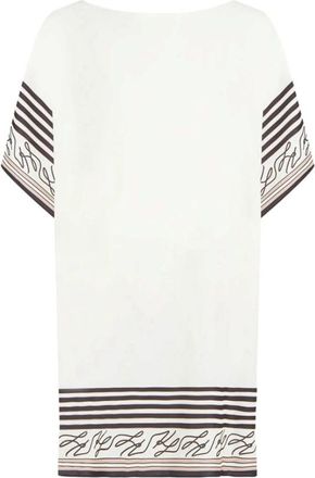 Karl Lagerfeld Autograph Sheer Kaftan - Dames - Strandmode - Veelkleurig - ONE Size - Badmode