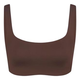 Nike (WMNS) Nike x SKIMS Matte Scoop Neck Bra Dark Sepia BRSPT2723-DSP