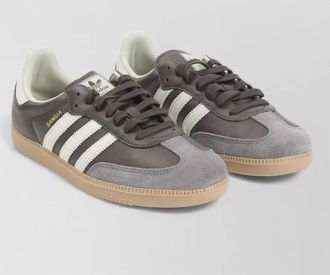 adidas leather low-top sneakers