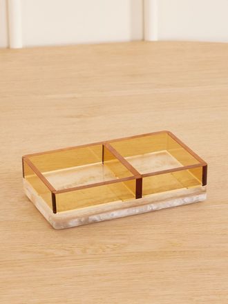 Reflections Copenhagen Svuotatasche In Cristallo E Onice Treasures - Giallo