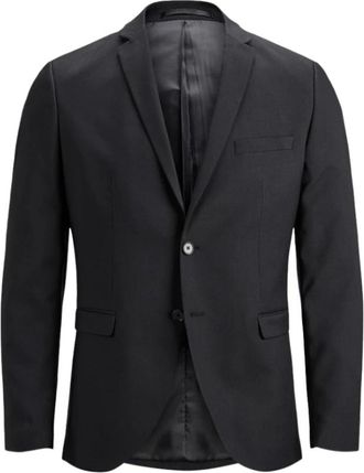 Jack & Jones Slim Fit Zwarte Blazer Jas - Heren - Blazers - Zwart - S - Polyester - Jassen