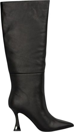 Alma En Pena Metallic Detail Boot - Dames - Laarzen met Hak - Zwart - 41 EU - Schoenen