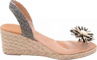 Andr&eacute; Assous Womens Aspen Wedge Heel In Natural Black
