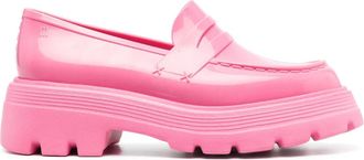 Melissa Melissa Royal loafers - women - Calf Leather/Rubber/Rubber/Rubber - 41.5 - Pink