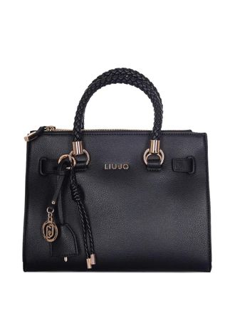 Liu Jo Borsa tote media con manico intrecciato - Nero