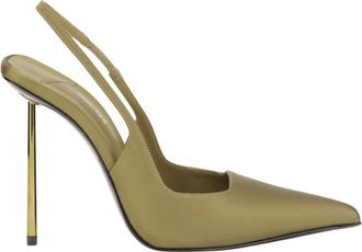 Le Silla Amelia Slingback Pumps - Dames - Schoenen - Groen - Maat: 39 EU Leer