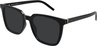 Saint Laurent Klassieke zwarte zonnebril SL M146 - Dames - Zonnebrillen - Zwart - 54 MM - Accessoires