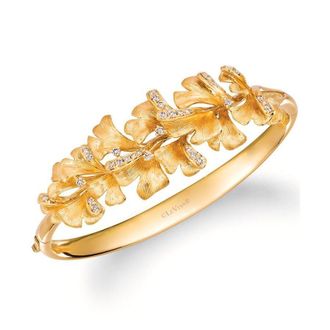 Le Vian Ladies Floral Bangle Bracelets set in 14K Honey Gold WJNF 4