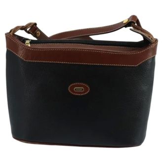 Bally Tweedehands leren schoudertassen - Dames - Pre-owned - Zwart - Maat: ONE Size Leer