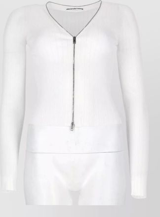 Alexander Wang slim-fit pointelle top
