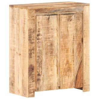vidaXL Aparador De Madera De Mango Rugosa 59x33x75 Cm Vidaxl