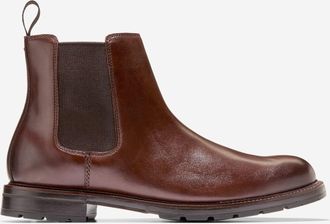 Cole Haan Mens Roundhill Grand Waterproof Chelsea Boots - Brown Size 11.5