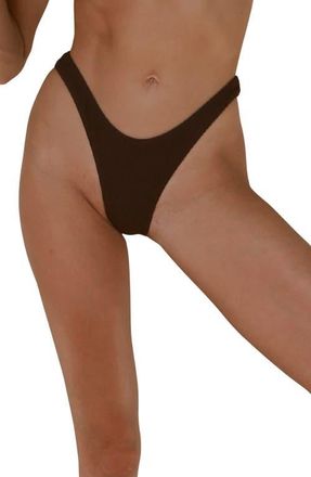 Stone Fox Swim Luka Bikini Bottoms in Earth Ripple at Nordstrom, Size X-Small