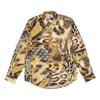 Palace Animal Print Shirt Yellow P25SHT008