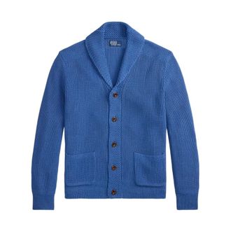 Polo Ralph Lauren Cardigans, male, Blue, Size: L M OL Classics 12/16 Cardigan
